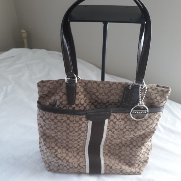 Coach Canvas Satchel EUC - Picture 1 of 4